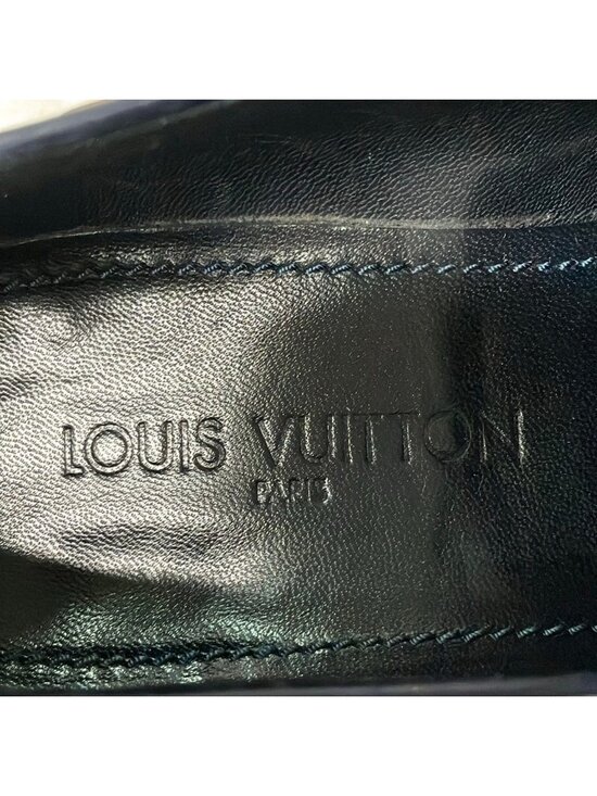 Louis Vuitton Loafers 7.5 M Navy Tassel Leather main image 11